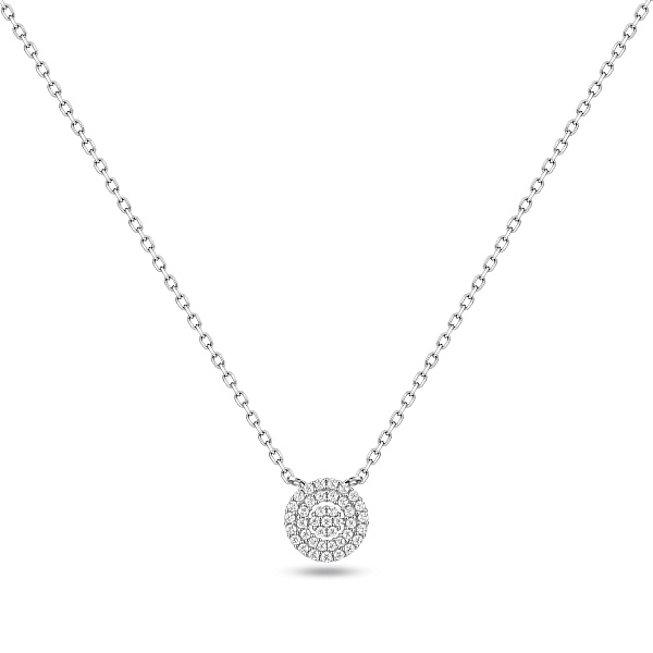 Серебряное колье с фианитами (арт. 7507/2477) – изображение 1