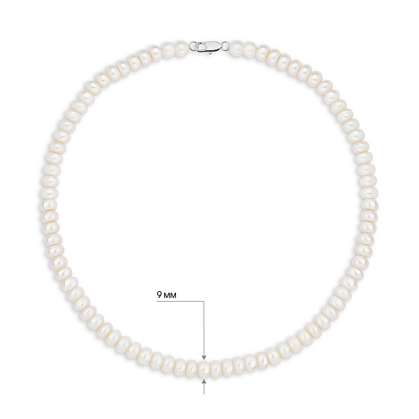 Намисто з річкових перлин (арт. 9016/208жб) – зображення 2