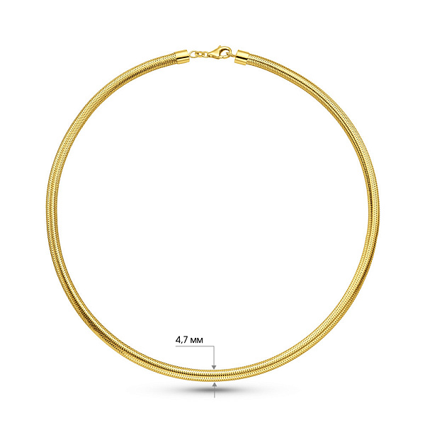 Колье Francelli из желтого золота (арт. 352852ж) – изображение 6