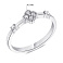 Серебряное кольцо Клевер с фианитами (арт. 7501/5996) – изображение 2