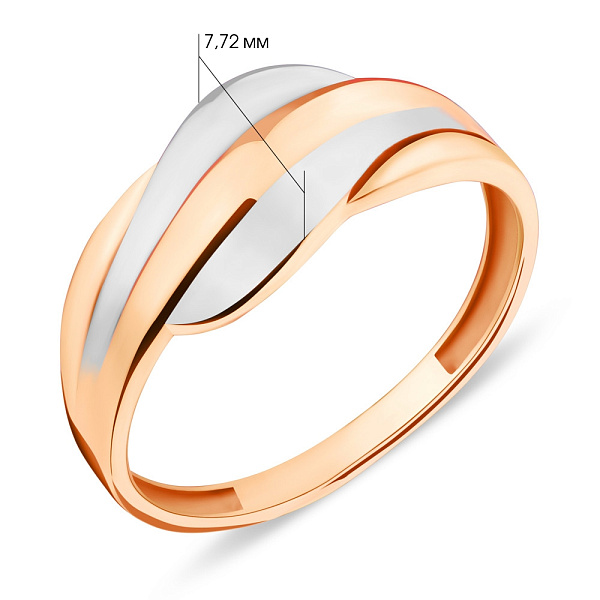 Каблучка золота (арт. 154457) – зображення 2