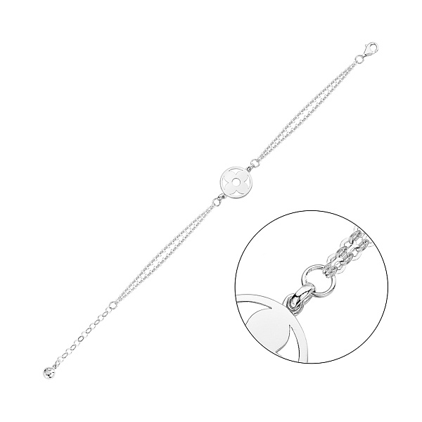 Браслет из белого золота (арт. 326750б) – изображение 1