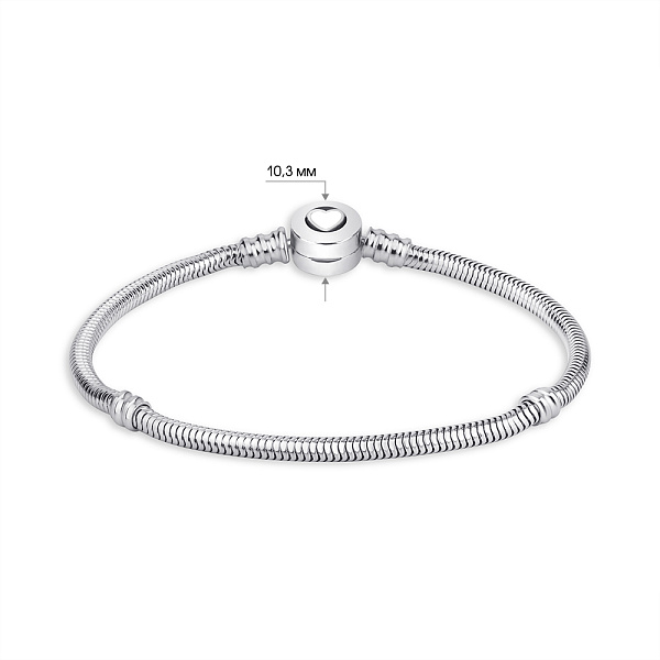 Серебряный браслет с эмалью (арт. 7509/2160еб) – изображение 2