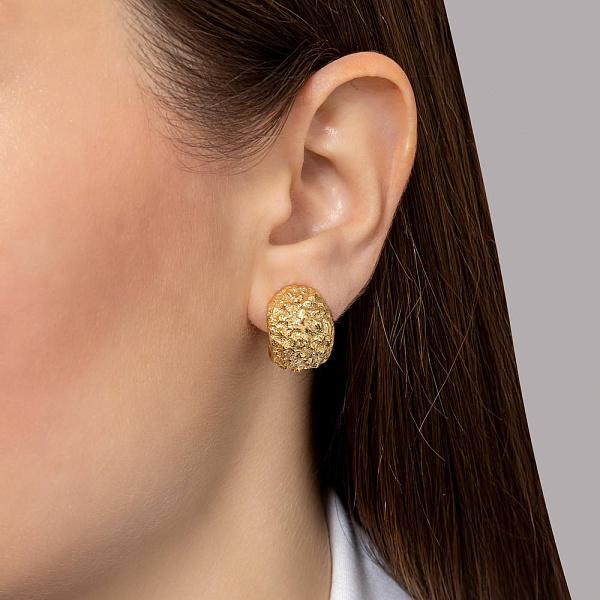 Сережки з жовтого золота Francelli (арт. е1091757ж) – зображення 2