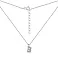 Серебряное колье Буква В с фианитами (арт. 7507/2155) – изображение 2