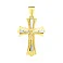 Золотой нательный крестик с распятием (арт. 503852жб) – изображение 1