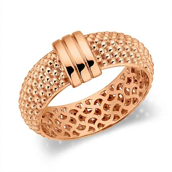 Золота каблучка без каменів (арт. 156731)