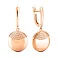 Серьги-подвески из красного золота (арт. 1092101) – изображение 1