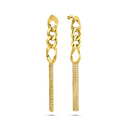 Фото Довгі золоті сережки Francelli (арт. 1091663жм)
