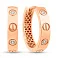 Сережки-кільця з червоного золота (арт. 1091642/20) – зображення 1