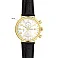 Золотий годинник зі шкіряним ремінцем (арт. 260238жбч) – зображення 5