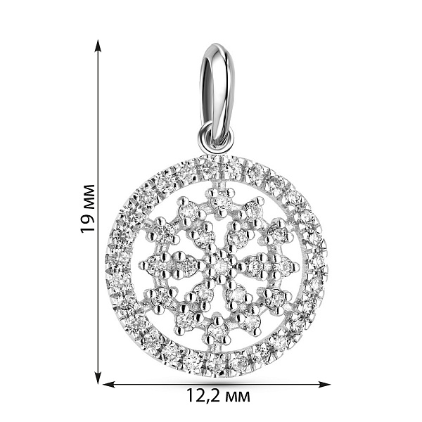 Золотий кулон з діамантами (арт. 3190373202) – зображення 5