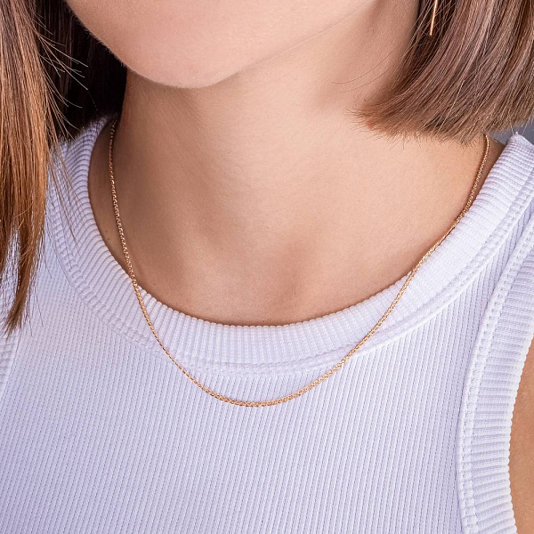 Золотий ланцюжок плетіння Нонна (арт. 302101) – зображення 3