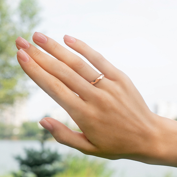 Золотое обручальное кольцо (арт. 239241) – изображение 4