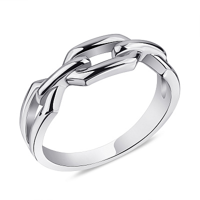 Серебряное кольцо без камней  (арт. 7501/5517)
