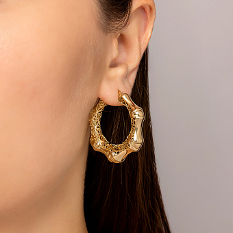 Серьги из желтого золота Francelli (арт. 1101082ж)