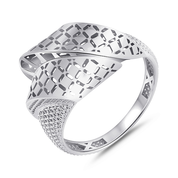 Массивное серебряное кольцо без камней (арт. 7501/8282) – изображение 1