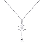 Колье из серебра с фианитами (арт. 7507/1904)