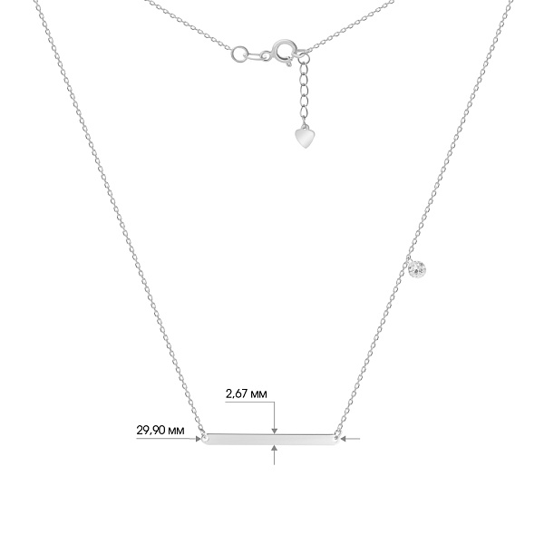 Колье из серебра (арт. 7507/1015) – изображение 3