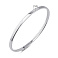 Серебряный жесткий браслет (арт. 7509/5139/3) – изображение 2