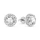 Золоті сережки пусети з фіанітами (арт. 110254б) – зображення 1