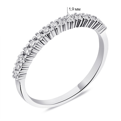 Серебряное кольцо с фианитами (арт. 7501/6033)