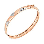 Золотой браслет с узорной алмазной гранью (арт. 337021/6р)