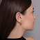 Золотые серьги Капля без камней (арт. 1091936ж) – изображение 3