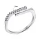 Серебряное кольцо с фианитами (арт. 7501/6875) – изображение 2
