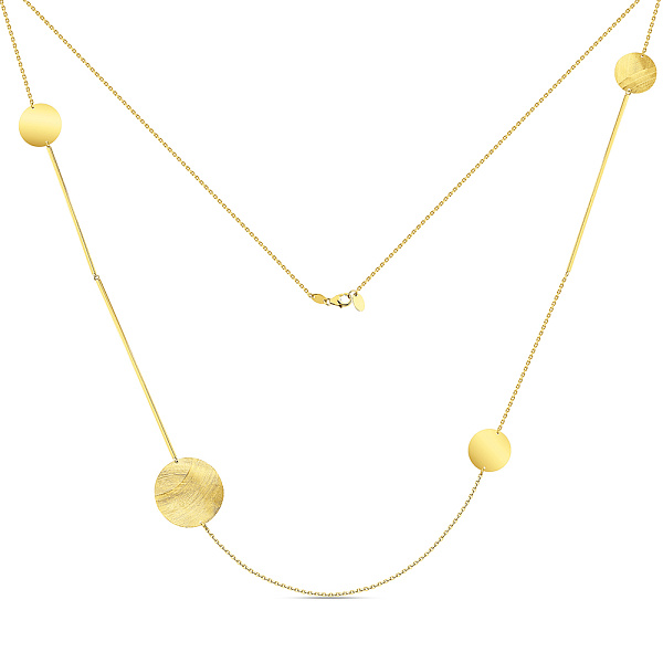 Золотое колье Francelli (арт. 352983ж) – изображение 2