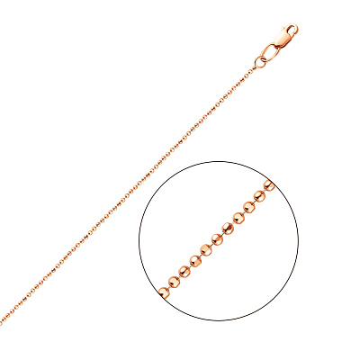 Золотий ланцюговий браслет на руку плетіння Гольф (арт. 310701)