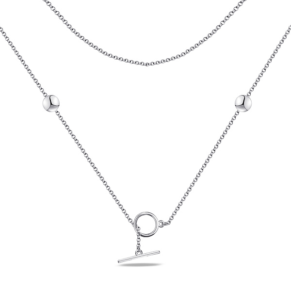 Серебряное колье без камней Trendy Style (арт. 7507/2031) – изображение 2