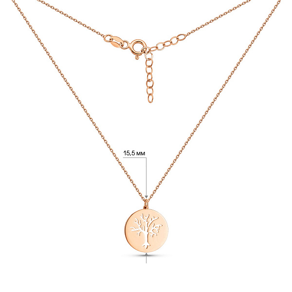 Золоте кольє Дерево життя (арт. 352383) – зображення 4