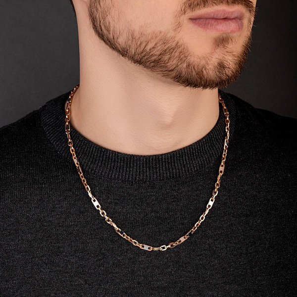 Золотая цепочка с родированием (арт. 352474р) – изображение 6