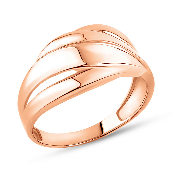 Золота каблучка без каменів (арт. 155852) – зображення 1