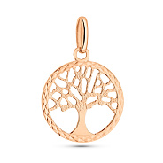 Підвіска з червоного золота Дерево життя (арт. 424862)