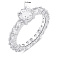 Серебряное кольцо с фианитами (арт. 7501/6995) – изображение 2