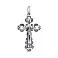 Серебряный крестик без камней (арт. 7904/189пю) – изображение 1