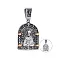 Серебряная ладанка Николай Чудотворец (арт. 7217/187пю) – изображение 1