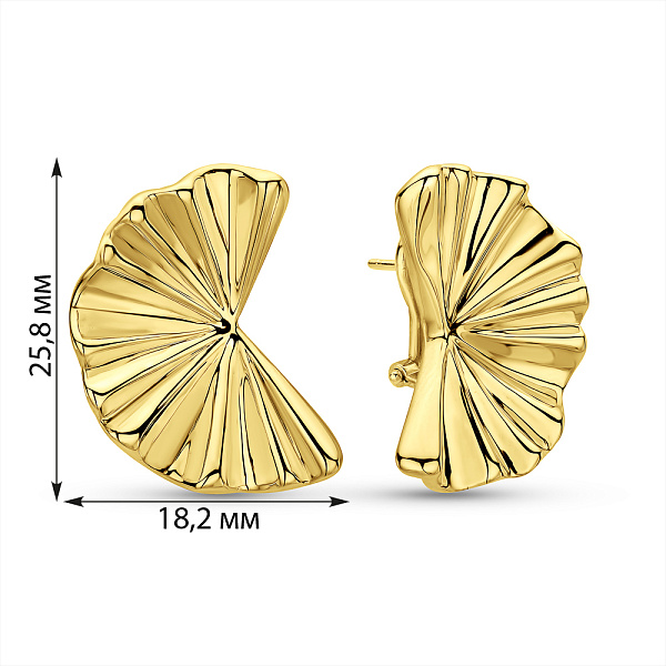Золоті сережки Francelli (арт. 111422ж) – зображення 8
