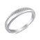 Серебряное кольцо с дорожкой из фианитов (арт. 7501/8006) – изображение 1