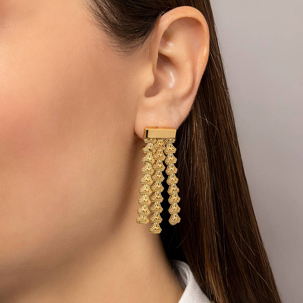 Золоті сережки Francelli (арт. е1091885ж) – зображення 2