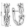 Серебряные серьги  (арт. 7502/10164) – изображение 2