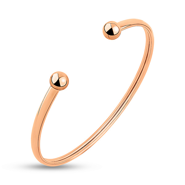 Жесткий браслет из красного золота (арт. 326542) – изображение 1