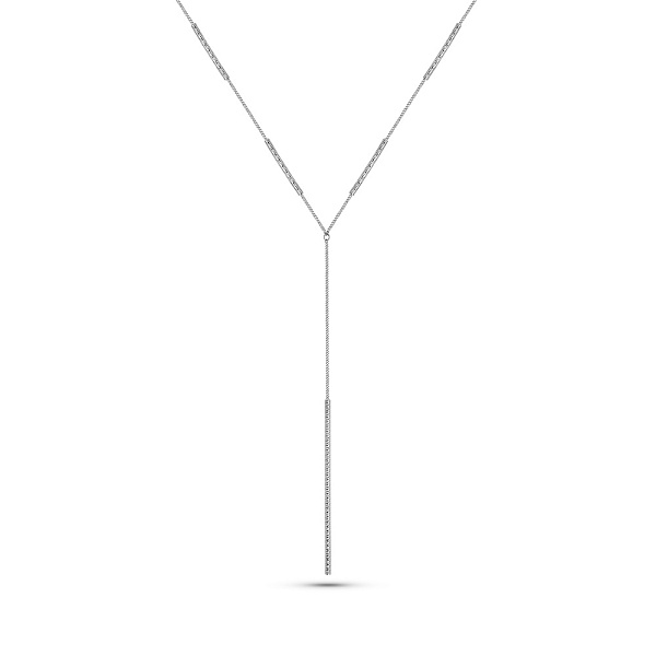 Колье-галстук Francelli из белого золота (арт. 360319/1б) – изображение 1