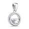 Серебряный подвес с фианитом (арт. 7503/4324) – изображение 1