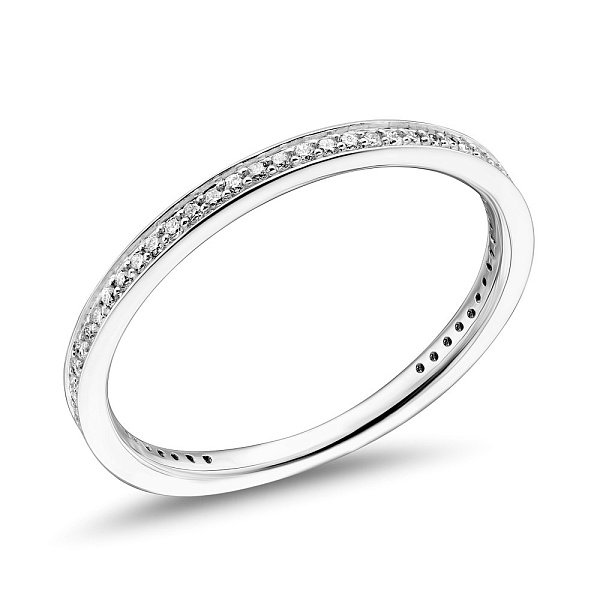 Золота каблучка з діамантами (арт. К341525015б) – зображення 1