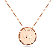 Колье из красного золота без камней (арт. 352206/15)