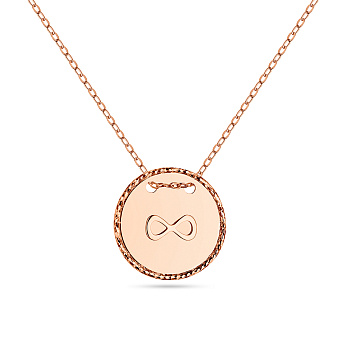 Фото Кольє з червоного золота без каменів (арт. 352206/15)