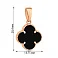 Кулон з червоного золота з оніксом (арт. 441439/12о) – зображення 2